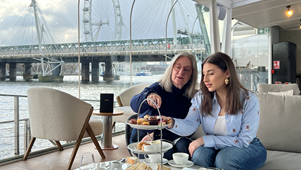 Mother And Daughter Afternoon Tea