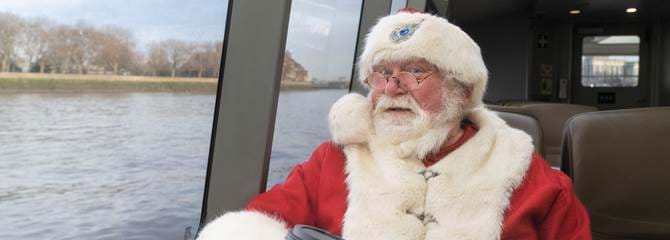 Santa Claus by the window